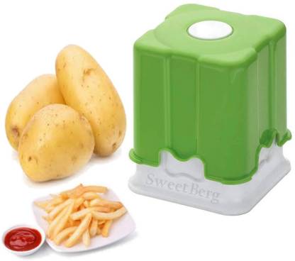 Rotek Plastic Potato Chipser With Stainless Steel Blade French Fries Chips Maker Machine