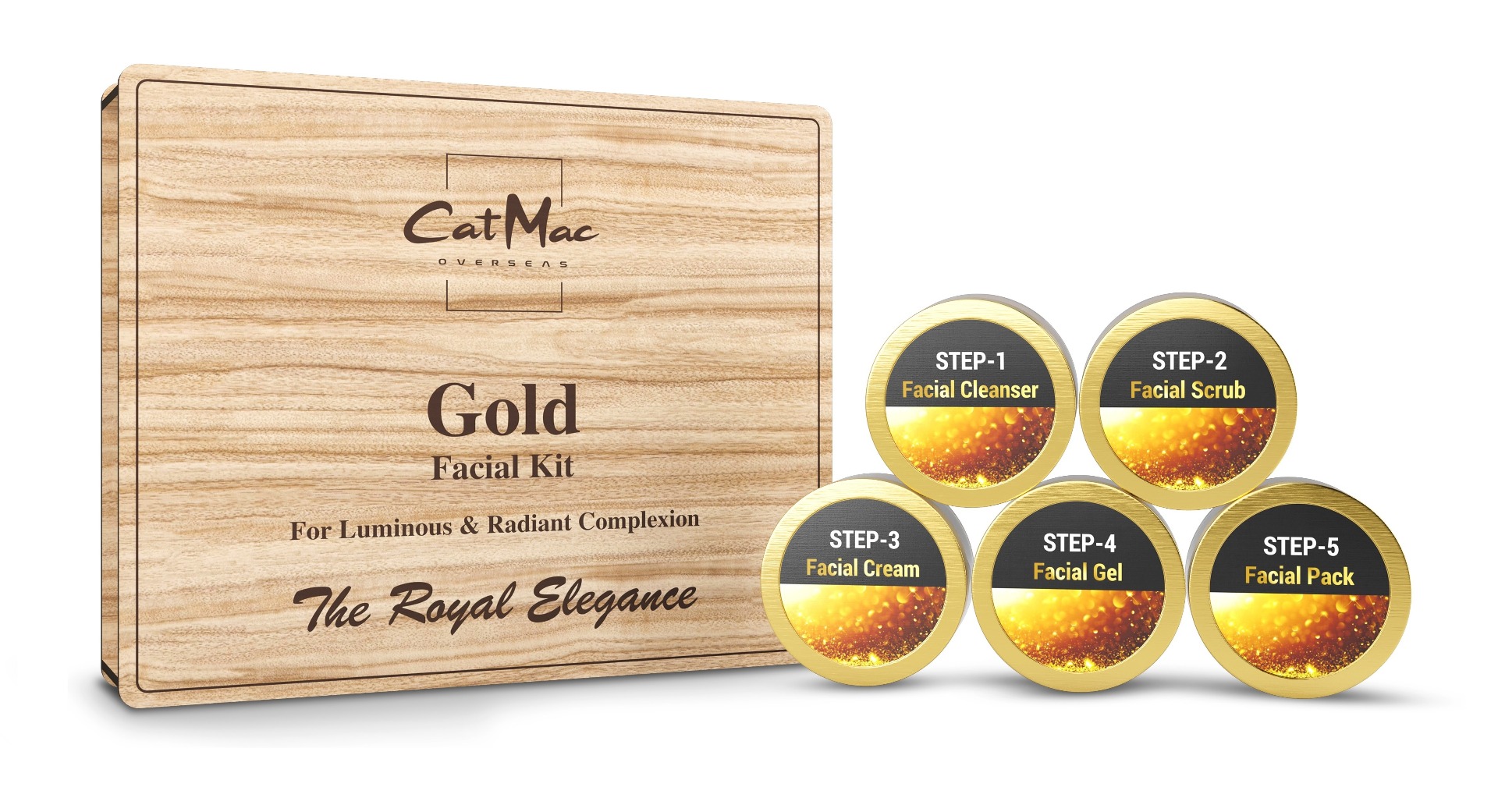 CatMac Gold Facial Kit ( 250gm )