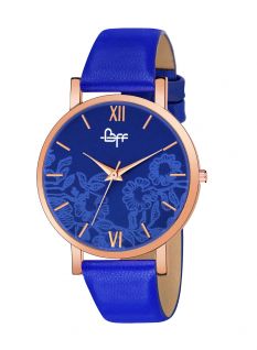 BFF Blue Flower Fab Style Analog Watch For Women