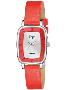 BFF Red Square Analog Watch For Women