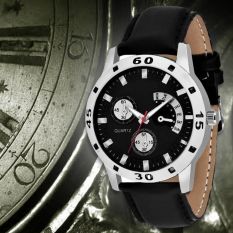 SCK  Avio Leather Belt Chronograph Good Looking Black Watch for Men